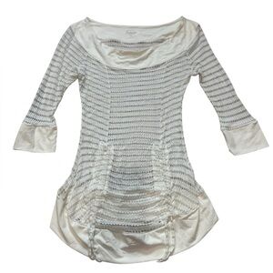 Fredericks of hollywood white long sleeve shirt size‎ xl